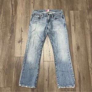 Abercrombie & Fitch Super Low Rise Bootcut Jeans | Size 0